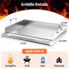 Griddle for Gas Grill- Stainless Steel Griddle, Flat Top Grill