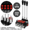 GYZJ Hydraulic Flow Control Valve 3 Spool 11 GPM G