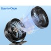 Golf Cart Rechargeable Fan Compatible with EZGO Club Car Yamaha,