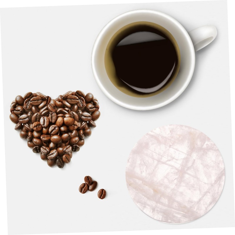 MAGICLULU Stone Coaster Water Mat Round Crystal Coaster for Drinks