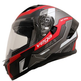 Vega Holeshot Full face Helmet (X-Small, Air Droid Red)