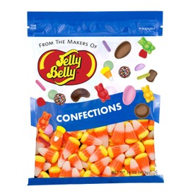 Jelly Belly Candy Corn - 1 Pound (16 Ounces) of Classic Creamy Vanilla-Flavored Candy in a Resealable Bag, Straight from the Source