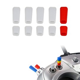 RC Transmitter Switch Cover Non-Slip Toggle Switch Cap Compatible with Radiomaster TX16S FrSky Taranis X9D QX7 Flysky Spektrum Futaba JR Jumper and More Radio Transmitters,10 PCS