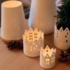 Räder Porcelain City Light Cityscape Candle Holder Set - 3