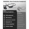 MONODEAL Swimming Headphones, IP68 Bone Sound Headphones, Bluetooth 5.3 Sports