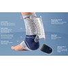 AchilloTrain Bauerfeind Hamstrings Active Bandage - 8.27" - 9.06", Black