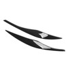 2PCs Front Headlight Eyebrow Cover Car Exterior Trim Replacement for