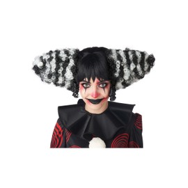 California Costumes Funhouse Clown Black and White Wig Standard