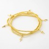 And Lovely 14K Gold or Silver Plated Bead Stretch Bracelet