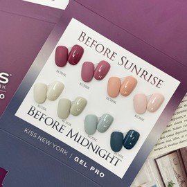 Kiss New York Before Sunrise & Midnight 8 types of individual color gels / 키스뉴욕 비포 선라이즈&미드나잇 8종 단품 컬러젤