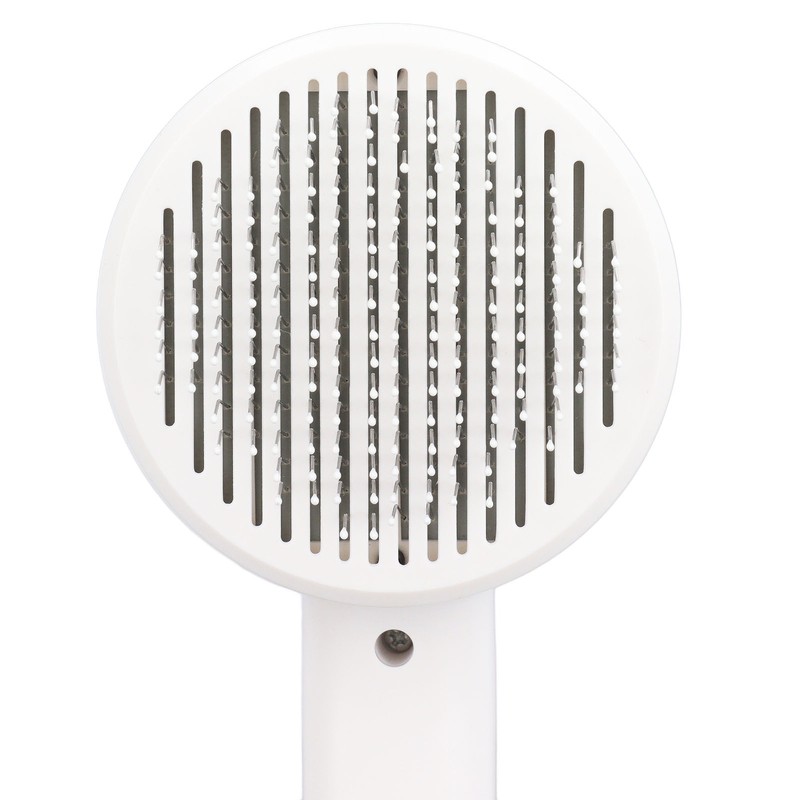 Pet Slicker Brush 2 in 1 Detangling Self Cleaning Floating