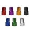 Adaptador de válvula Presta, 7 piezas Convertidor de aluminio Presta