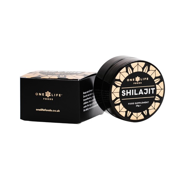 Shilajit Resin - Altai Pure Activated, Immune Support, Powerful Antioxidant, Natural Energy Booster, 100% Pure, Ethically Harvested, Rich in Minerals, Organic, High Potency, One Life Foods - 25g