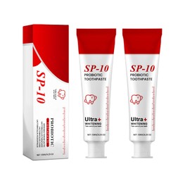 2 Stück SP-10 Professionelle Zahnpasta Für Optische Aufhellung Und Stärkung Des Zahnschmelzes, Natürliche Frische Mit Lang Anhaltendem Minzaroma, Tägliche Sanfte Pflege Für Sensible Zähne, C