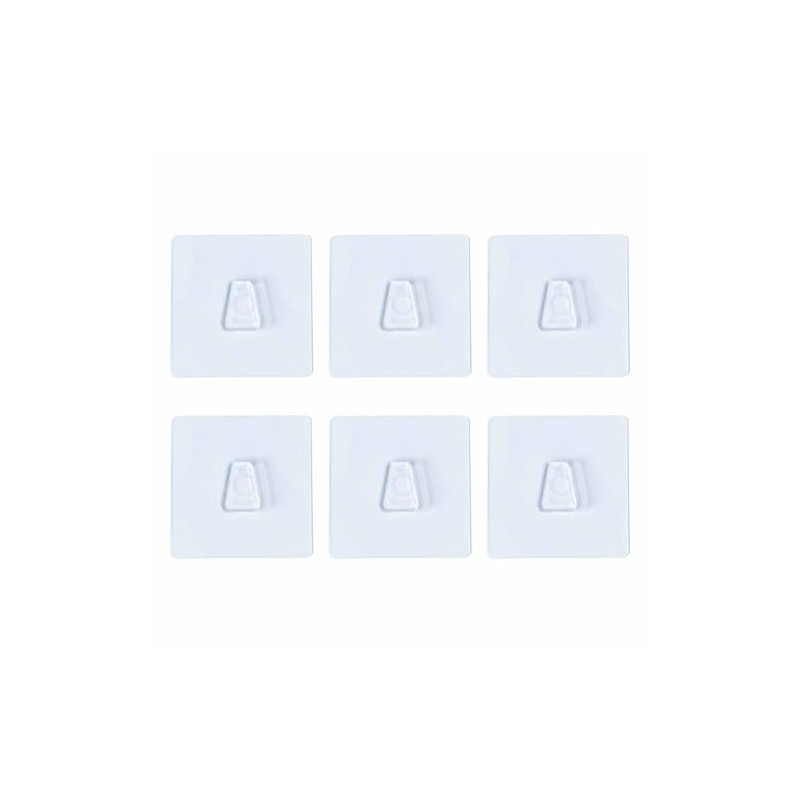 Sotfamily Trapezoidal Adhesive Pads Corner Shower Caddy, 6PCS