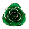 Forever Green Rose 24K Real Artificial Flower with Leaf and