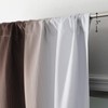 Estelar Textiler Brown and Greyish White Ombre Blackout Curtains for