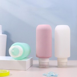 Lkw Ogechi 3 Pcs Travel Bottles Set for Toiletries, 200ml Large Capacity Leak Proof Refillable Squeezable Containers for Shampoos, Conditioner, Body Wash, Portable Travel Container