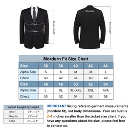 AMY ZHU Men's Sport Coat Classic Fit 2 Button Stretch Blazer Suit Jacket Dove Grey