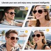 LONGLU Smart Glasses, AI Smart Glasses with Hyper MZT App