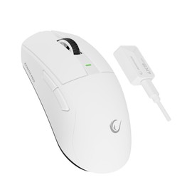 Rampage Zenith Pro Wireless Gaming Mouse, 26000 DPI, 2.4GHz Connection (White)