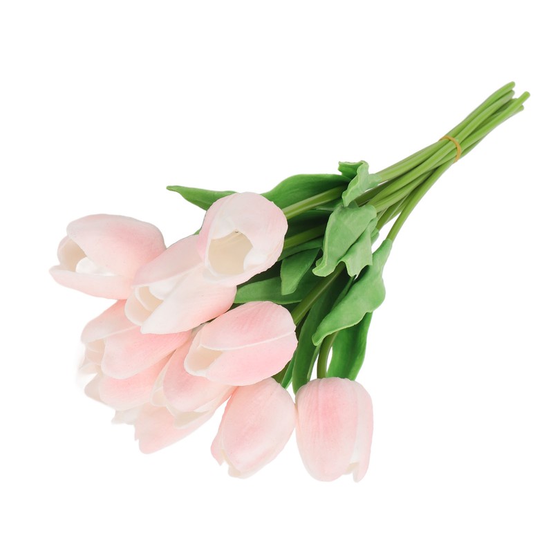 10pcs Artificial Tulip Flowers High Simulation Flowers Decor for Living
