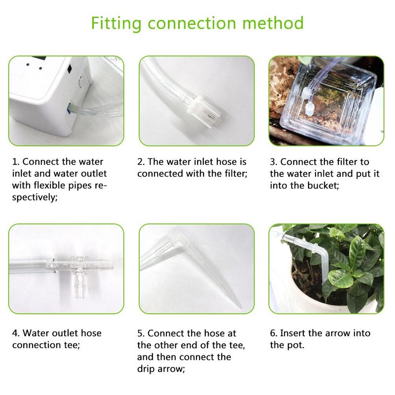 Wifi Double Pump Smart Watering System Smart Self Watering Timer