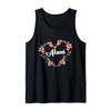 Alani Blumen Herz Personalisierte Name Alani Tank Top