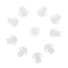 KOMBIUDA 10pcs Replacement Mushroom Earbud Tips for Acoustic Tube Earpieces