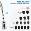 Hibbent Pull Down Kitchen Faucet Head Replacement, 3-Function NSF/ANSI/CAN 61
