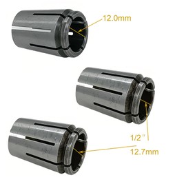 48-66-1010 Router Collet 1/2-Inch 12.7mm and 12.0mm for Milwaukee 5615-29 5616-20 5680 Router