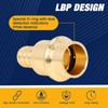 ABBIEMO 12PCS 1/2” Propress x 1/2" PEX Adapter Crimp Fittings