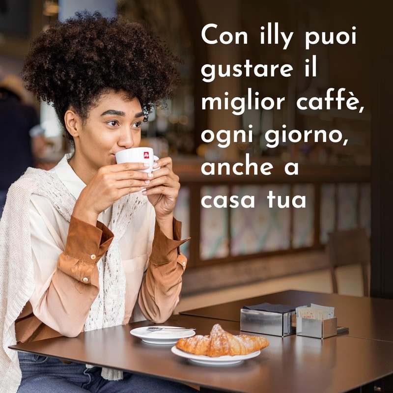 illy, Caffè in Grani da Macinare INTENSO, 100% Arabica con