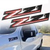 2PCS Black & Red 2019-2023 Silverado Z71 Emblem Badge 84632695