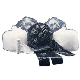 Colonial Bag Coreless Roll - 38 x 58, 60 Gallon, 22 mic, Black (150 Bags/Case)