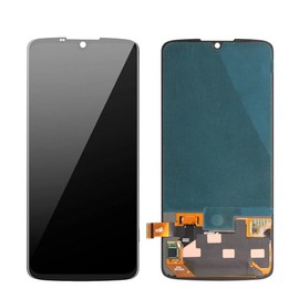 HLTECH Screen Replacement OLED LCD Display Touch Digitizer Assembly for Motorola Moto Z4 XT1980 XT1980-3 XT1980-4 6.4" (OLED-Black)