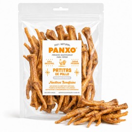 Patitas de Pollo para Perros 100% Naturales Deshidratadas (16 Piezas) | Premio Masticable Crujiente, Apoya Limpieza Dental, Sin Conservadores, Snack d