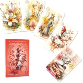 Autumn Embrace Renolman Autumn's Embrace Lenormand Renolman Card Divination, Japanese Instruction Manual Included (English Language Not Guaranteed)