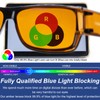 CAXMAN 99.9% Blue Light Blocking Glasses Sleep Glasses Orange Tinted