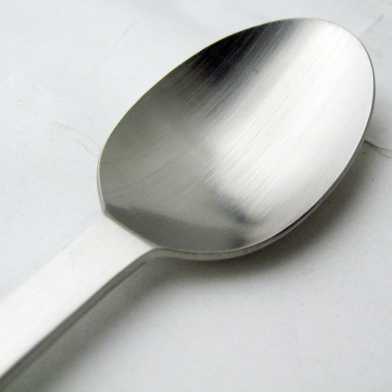 Nagao Natural Dinner Spoon, 7.2 inches (18.2 cm), 18-10 Stainless