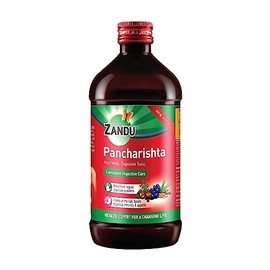 Zandu Pure Pancharishta Tonic | Made from 32 Ayurvedic Herbs | Builds Digestive Immunity | Regulates Bowel Movement | Provides Strength & Energy | 15.22 Fl Oz/450ml