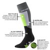 CEP - Long Ski Socks with Compression for Men, Improved