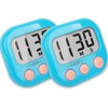 2 Pack Kitchen Timers Loud Ring Digital Timers for Cooking