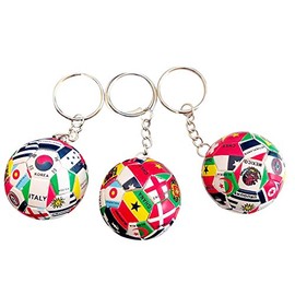 Sports Ball Key Chain - Durable Soccer Keychain for Fans