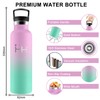 Stainless Steel Water Bottle, 1 Litre, BPA-Free, Thermos Flask with