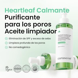 caraseoul Heartleaf Aceite Limpiador Calmante y Desmaquillante (200ml)
