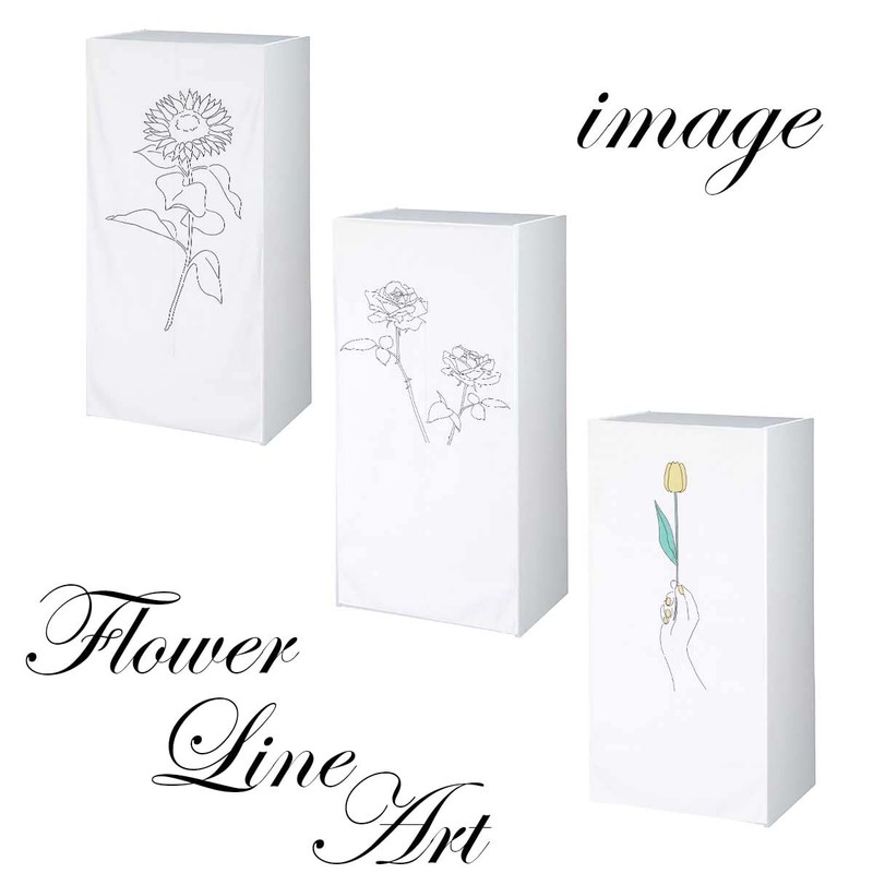 next.design Mini Curtain, Color Box, Flowers, Shelf, Rack, Nordic, Line