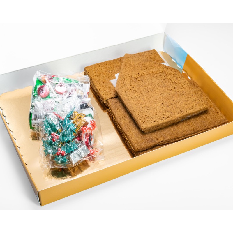 Vegan Allergen-Friendly Gluten-Free Cookie House Kit – 6 Pre-Baked Pieces,