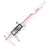 VINCA IP67 Grade Bluetooth Digital Caliper, DIPA-0605B 0-6 Inch/150mm, Inch/Millimeter/Fraction