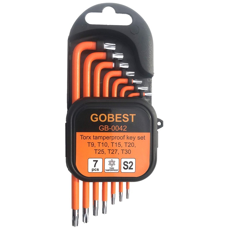 GOBEST Short torx Security Tamper Proof Key Set 7 pcs